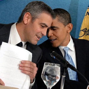 President Day Gallery, George Clooney, Barack Obama