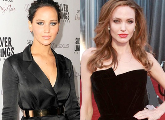 Jennifer Lawrence, Angelina Jolie