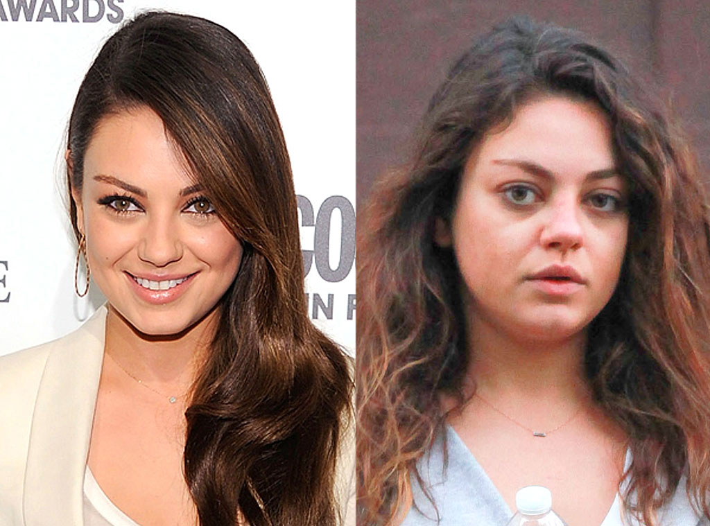 mila kunis without makeup