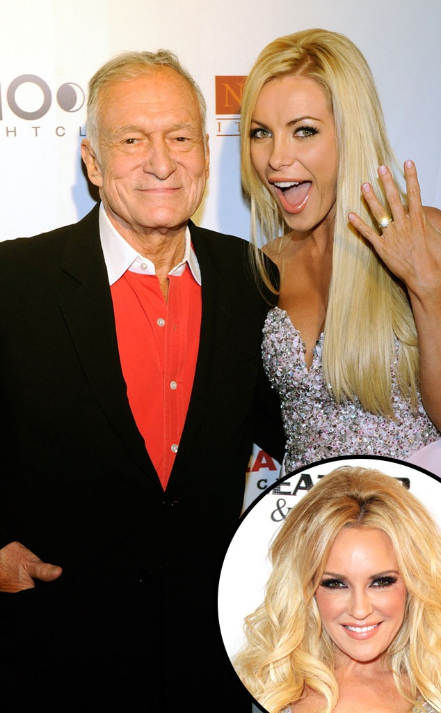 Hugh Hefner, Crystal Harris, Bridget Marquardt