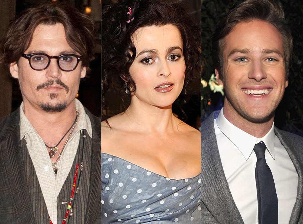 Johnny Depp, Armie Hammer, Helena Bonham Carter
