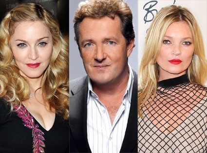Madonna, Piers Morgan, Kate Moss