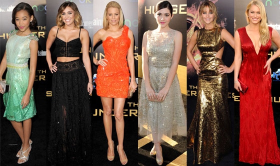 Jennifer Lawrence, Leven Rambin, Amandla Stenberg, Isabelle Furhman, Miley Cyrus, Elizabeth Banks