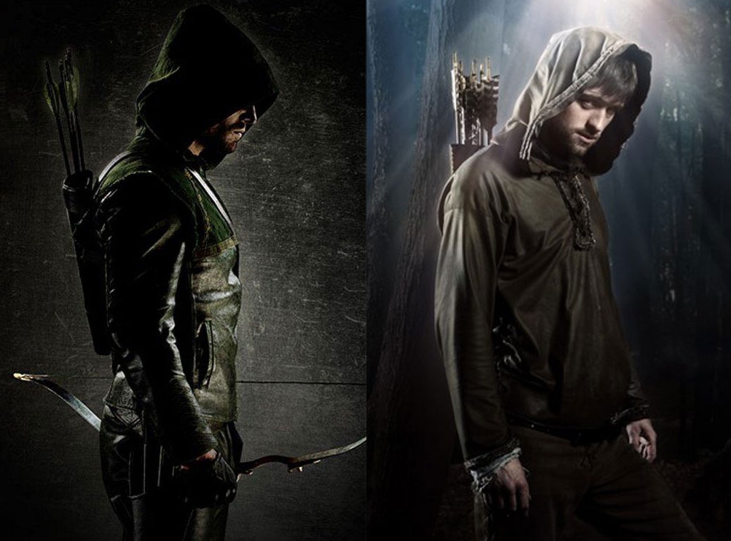 Stephen Amell, Green Arrow, Jonas Armstrong, Robin Hood