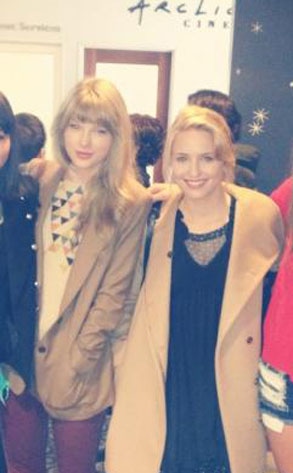 Dianna Agron, Taylor Swift, Twit Pic