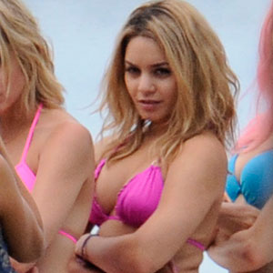 Vanessa Hudgens Talks Shooting With Naked Party Girls - E! Online