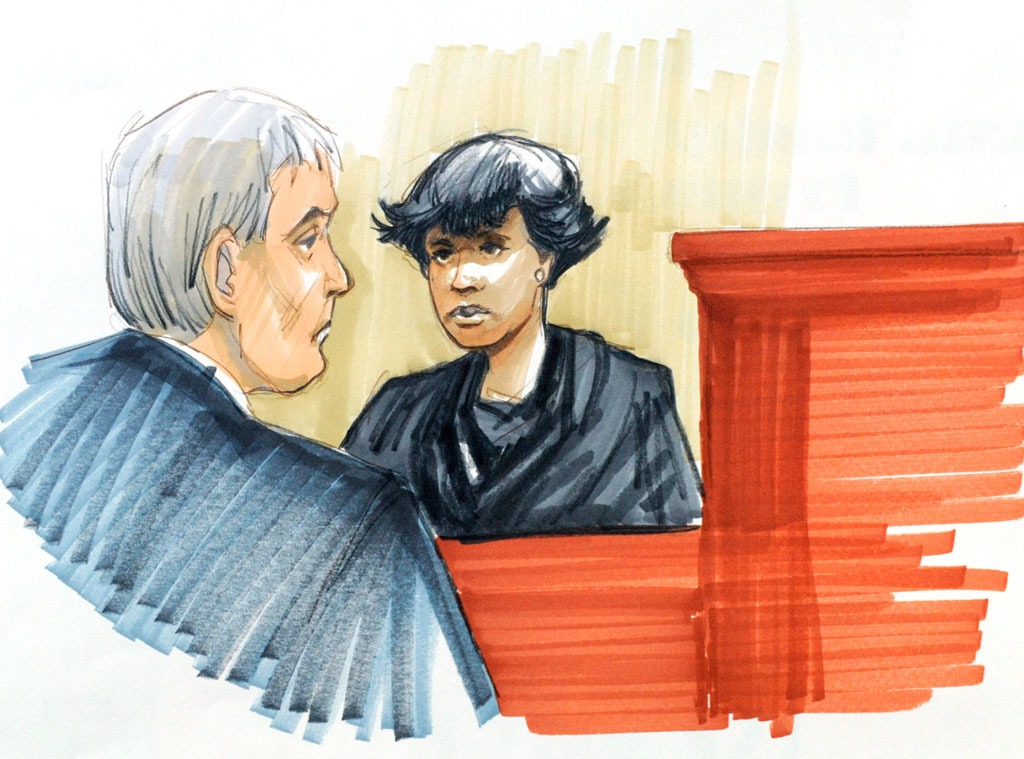 Jennifer Hudson, courtroom sketch