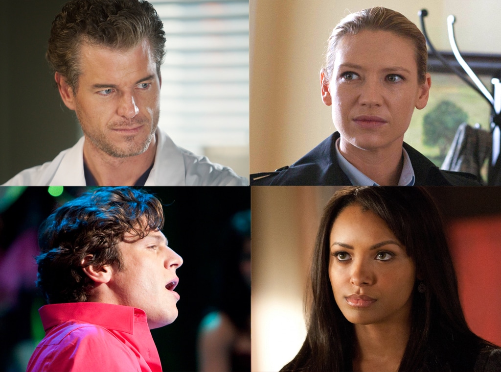 Grey's Anatomy, Fringe, Glee, Vampire Diaries