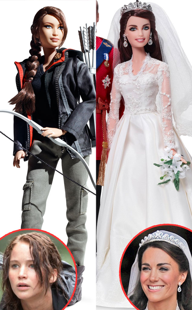 Verlichting Centimeter Stijg Battle of the Celebrity Barbies: Katniss Everdeen vs. Kate Middleton! - E!  Online