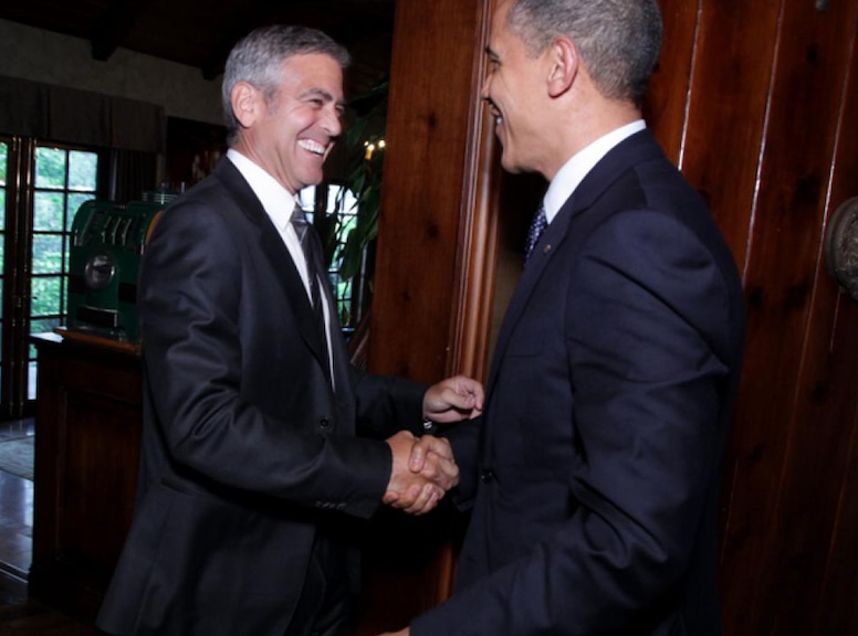 Fundraising Reception, Barack Obama, George Clooney