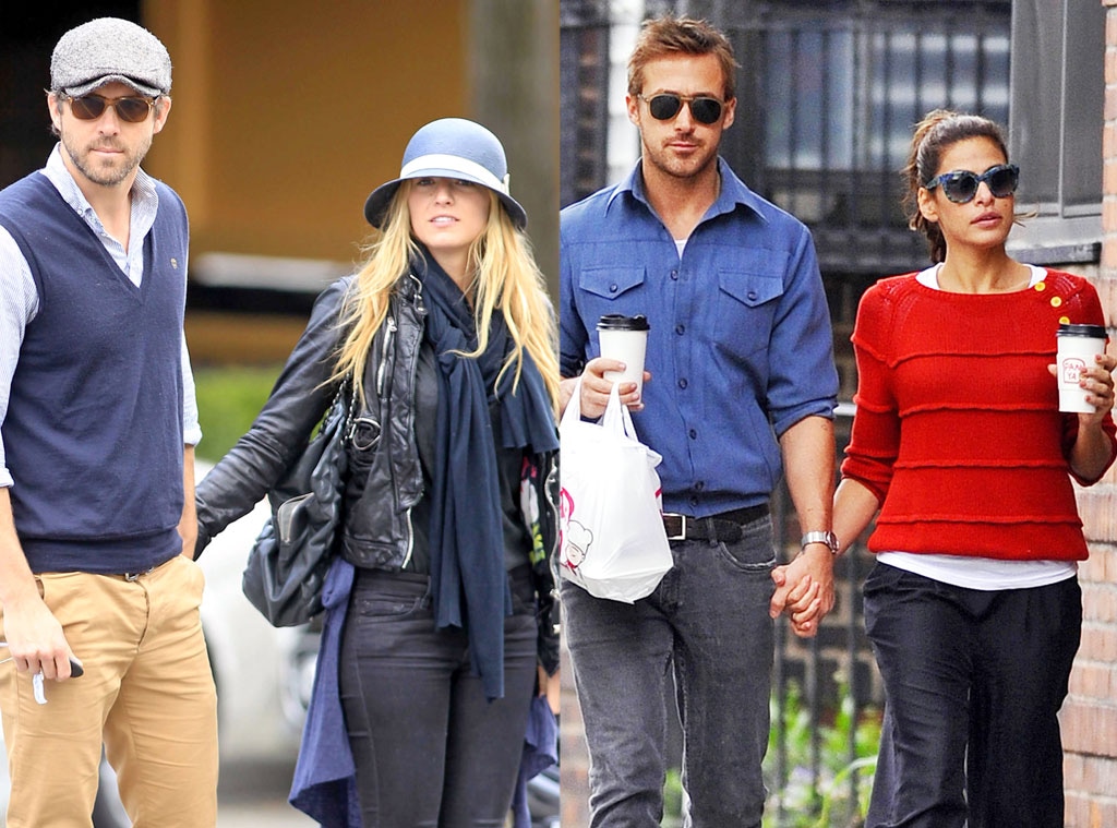 Blake Lively & Ryan Reynolds, Eva Mendes & Ryan Gosling