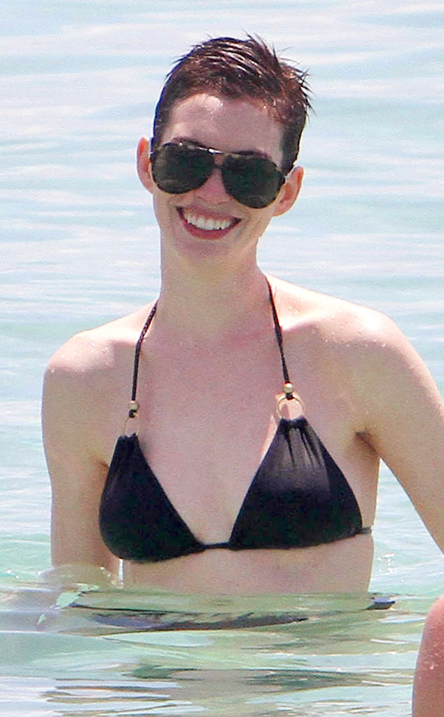 Bikini Shot of the Day Anne Hathaway Hath a Way With a Two Piece