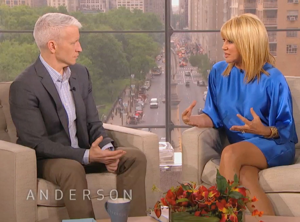 Suzanne Somers, Anderson Cooper