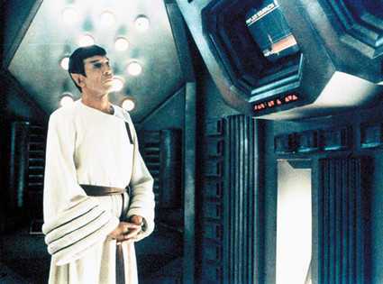 Spock Leonard Nimoy From Star Treks Sexiest Aliens E News 1998
