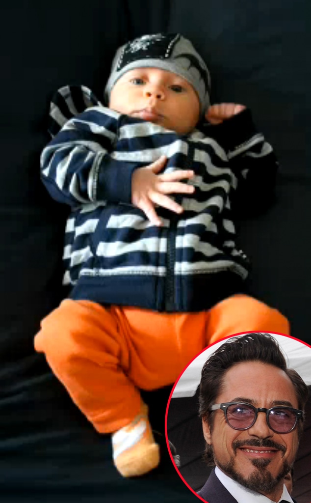 Robert Downey Jr Montre Une Photo De Son Nouveau Bebe Exton E Online France Robert Downey Jr Montre Une Photo De Son Nouveau Bebe Exton E Online France