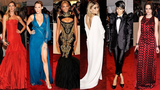 Beyonce, Blake Lively, Rihanna, Kristen Stewart, Ashley Olsen