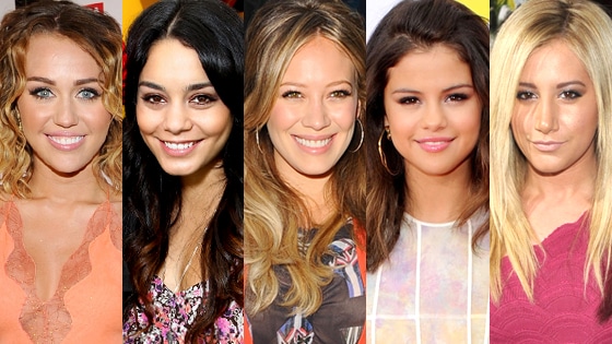 Vanessa Hudgens, Selena Gomez, Ashley Tisdale, Hilary Duff, Miley Cyrus