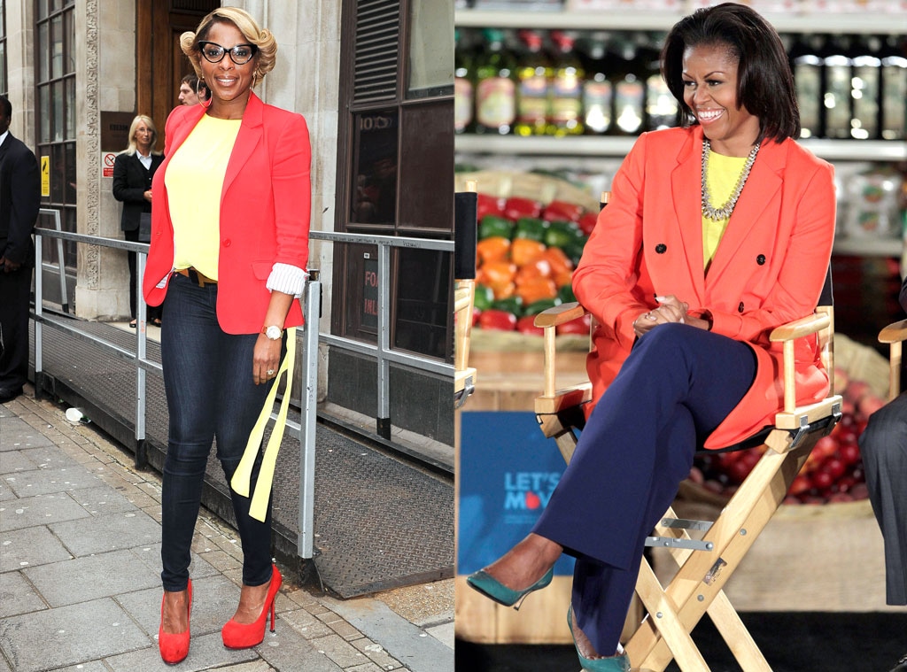 Michelle Obama, Mary J. Blige