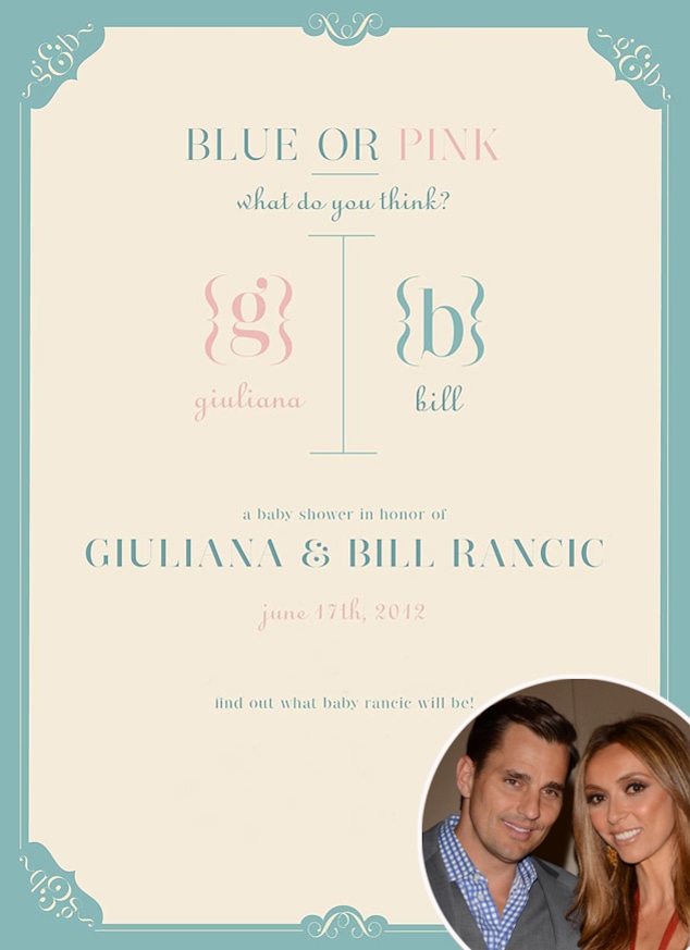 Bill Rancic, Giuliana Rancic, Baby Shower