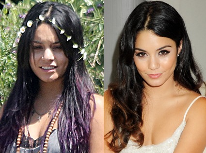 Vanessa Hudgens Rocks Purple Hair E News