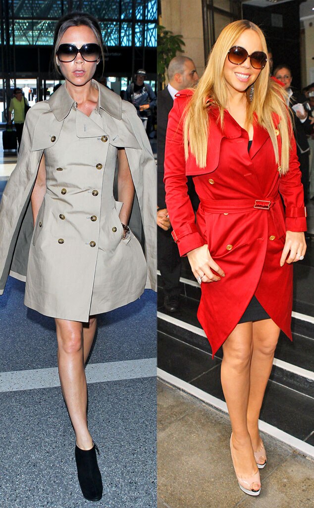 mariah carey trench coat