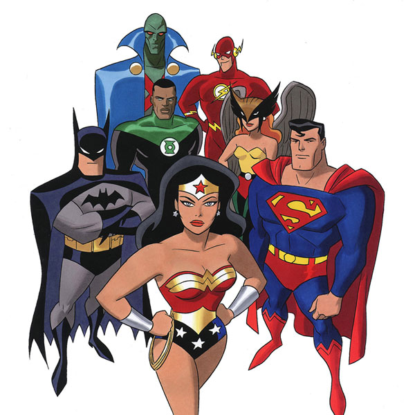 The Justice League cartoon