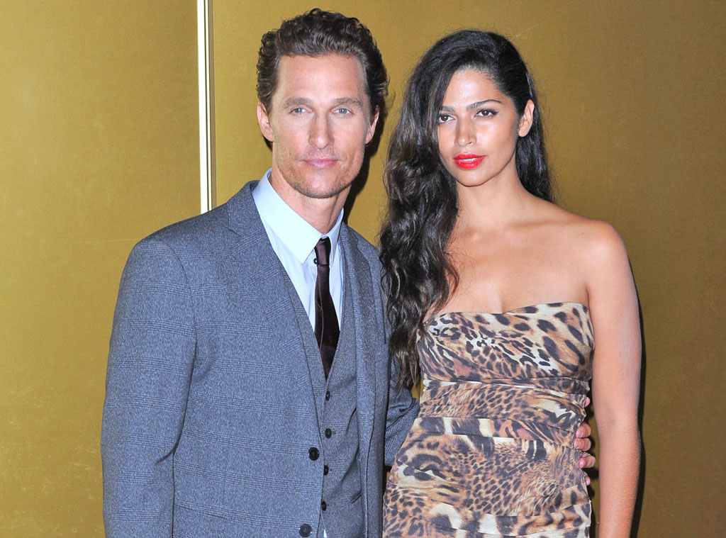 Matthew Mcconaughey And Camila Alves From The Big Picture Todays Hot