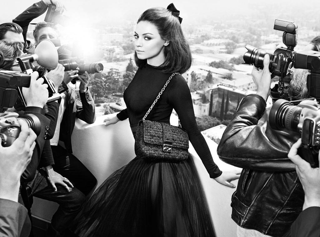 Mila Kunis: schwarz-weiße Glamouraufnahmen für Miss Dior ...