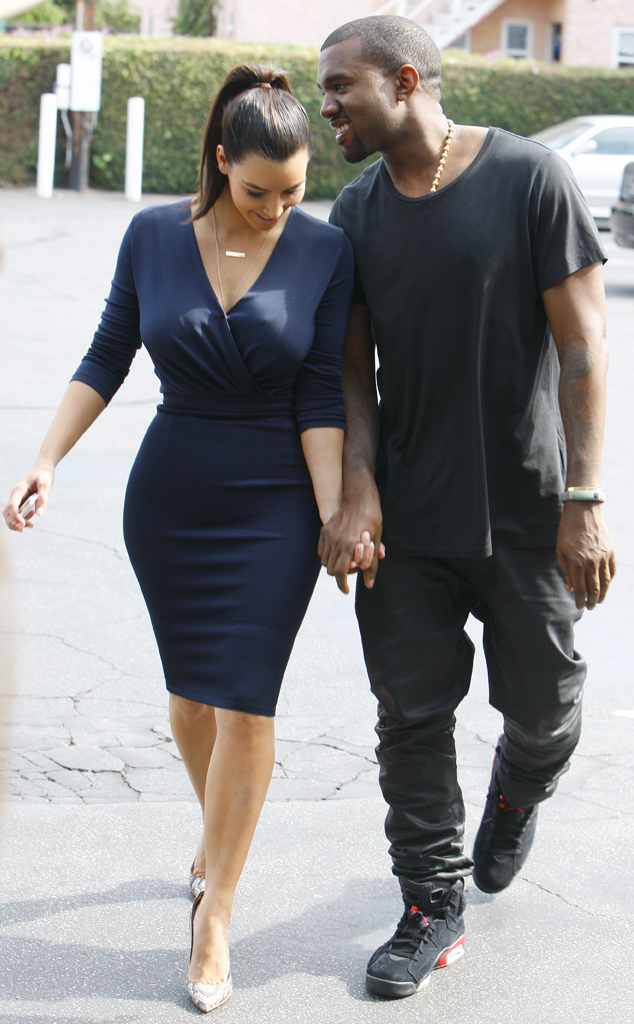 Pda Perfection From Kim Kardashian And Kanye West S Cutest Photos E News