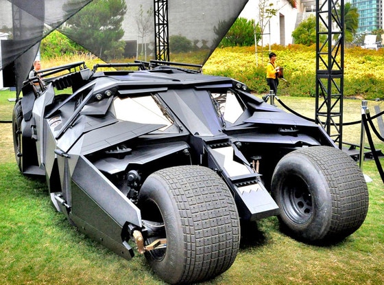 christian bale batman batmobile