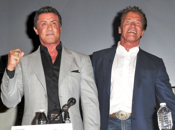 Sylvester Stallone & Arnold Schwarzenegger from Comic-Con 2012 ...