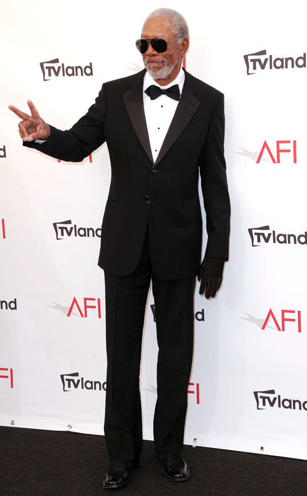 Morgan Freeman from Hollywood's Silver Foxes | E! News