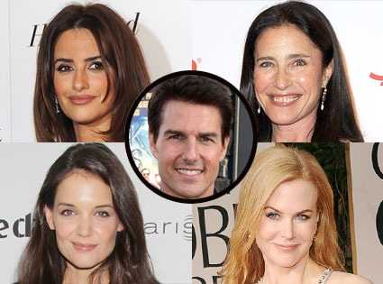 Tom Cruise, Katie Holmes, Nicole Kidman, Mimi Rodgers, Penelope Cruz