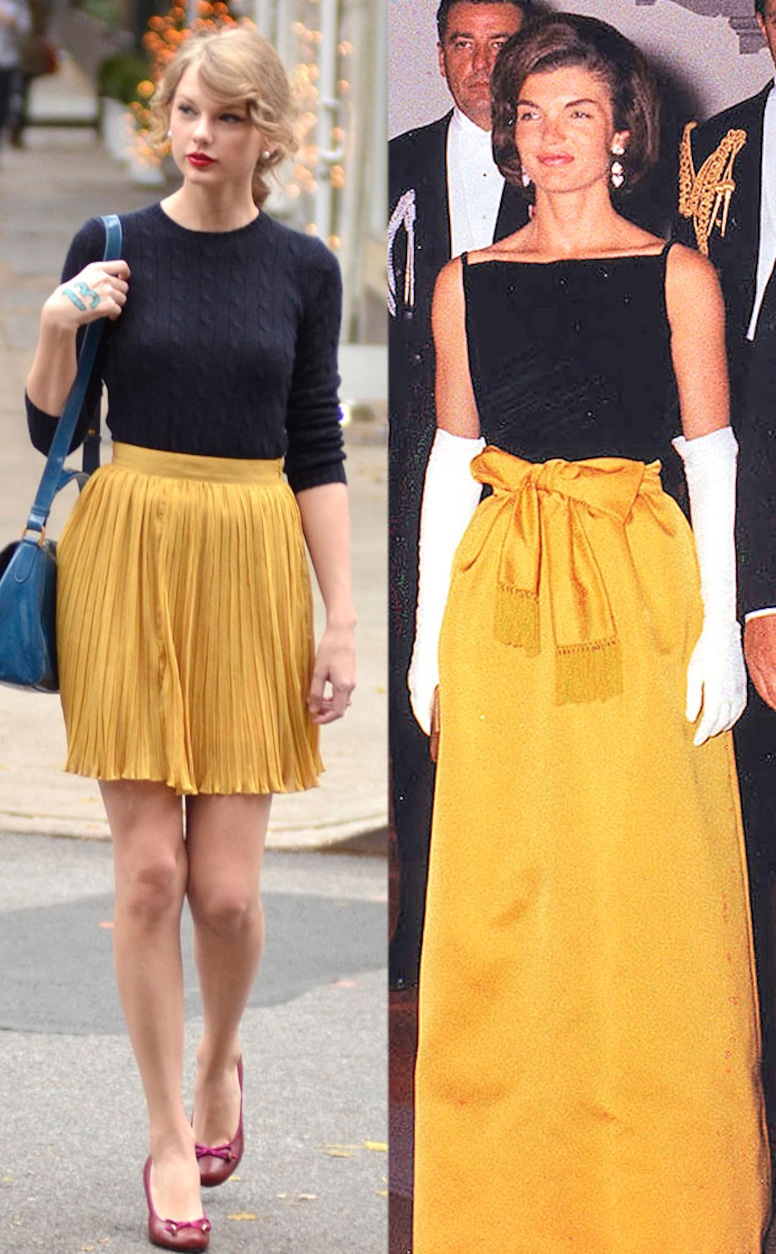 Taylor Swift, Jacqueline Kennedy, Black and Yellow