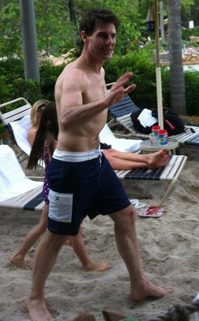 Tom Cruise et Suri vont à la plage à Disney World E! Online France