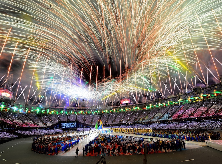 Closing Ceremony London 2012 Olympic Games Fireworks