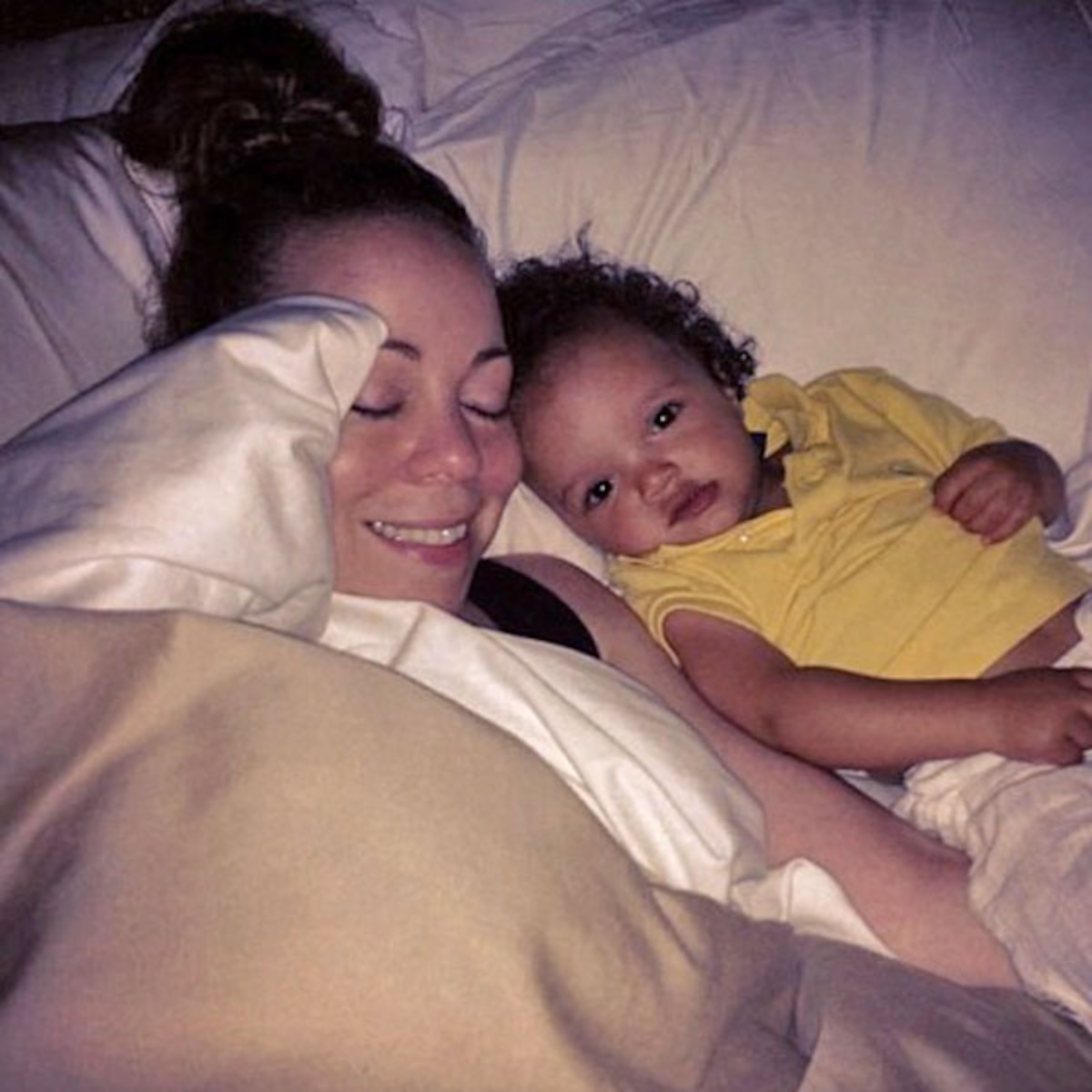 Mariah Tweets New Baby Pics E Online Mariah Tweets New Baby Pics E Online