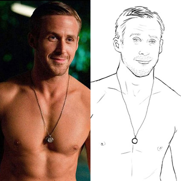 Ryan Gosling Gets His Very Own Coloring Book! - E! Online
