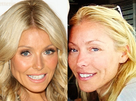 kelly ripa without makeup