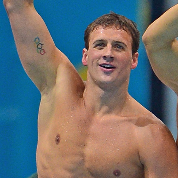 Olympic Rings Tattoos, Ryan Lochte 