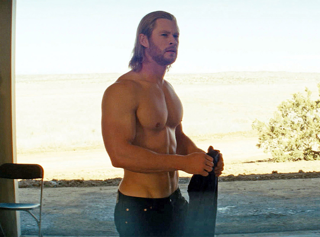 Thor, Chris Hemsworth, Shirtless