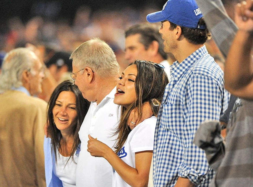 Mila Kunis, Ashton Kutcher, Parents