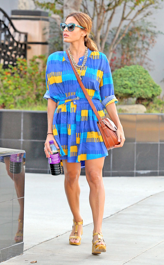 Eva mendes outlet yellow dress