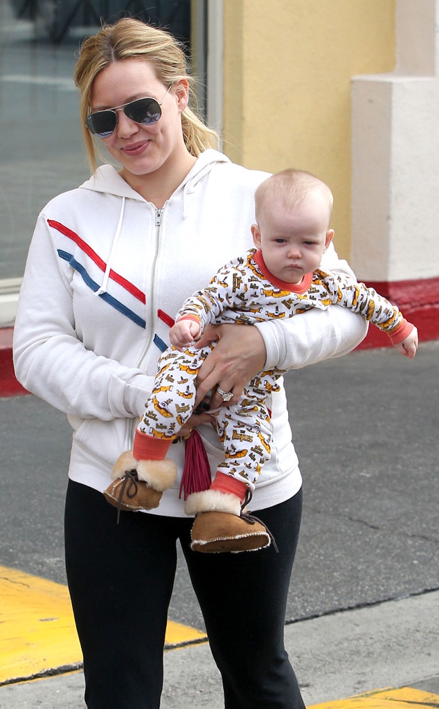 Hilary Duff And Luca From The Big Picture Todays Hot Photos E News 