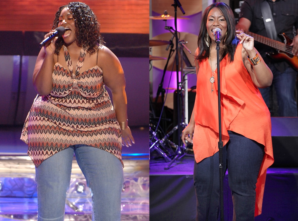 Mandisa, before and after