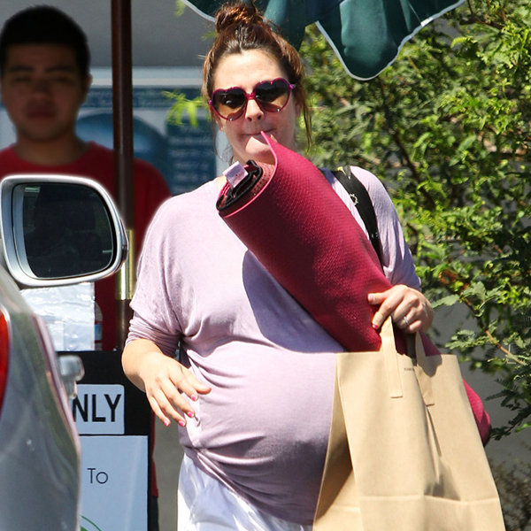 Photos From Drew Barrymore S Pregnant Fashion E Online Uk