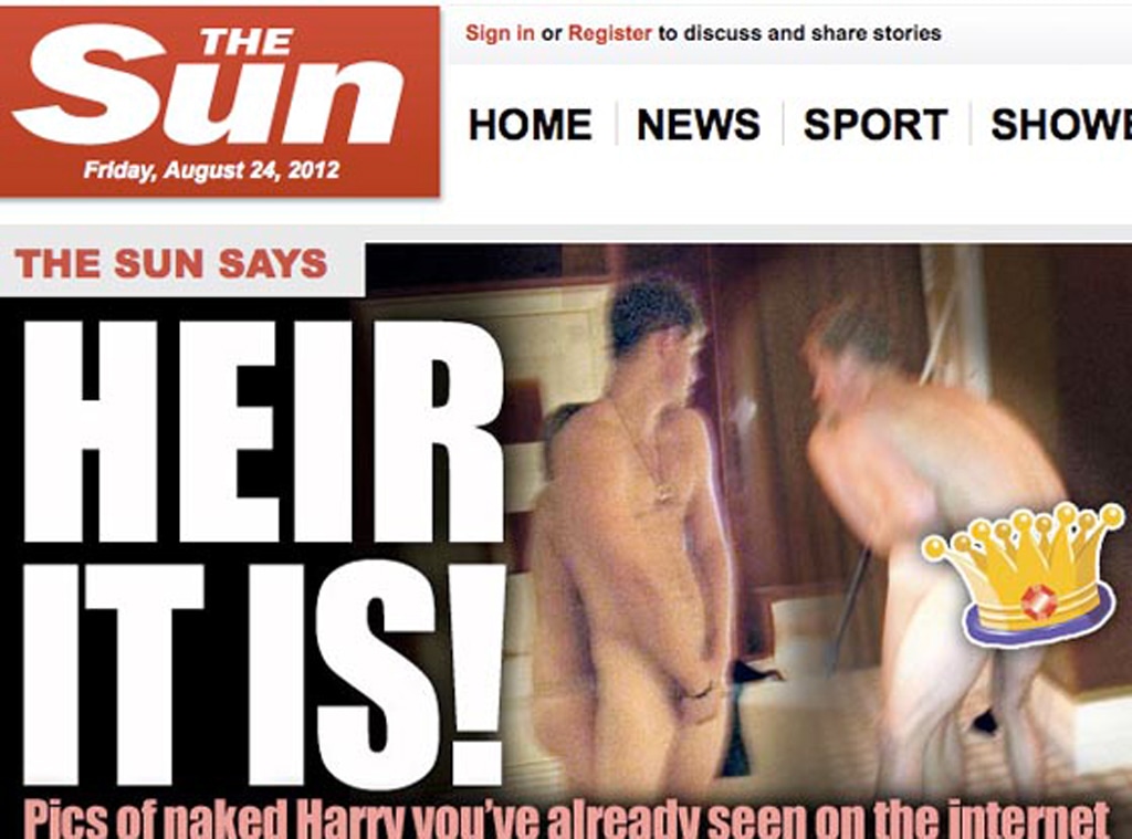 Prince Harry, The Sun
