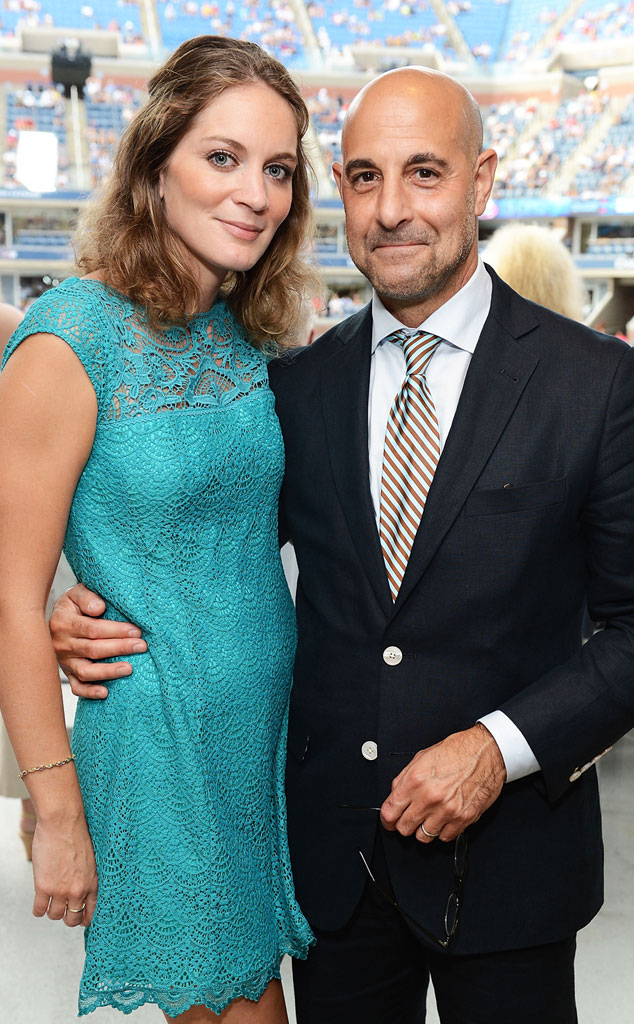 Stanley Tucci & Felicity Blunt from 2012 U.S. Open: Star Sightings | E