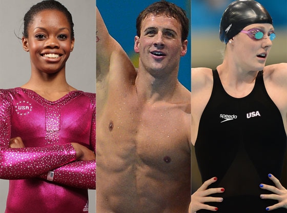 Gabby Douglas, Ryan Lochte, Missy Franklin, Olympics