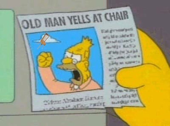 Silly Simpsons From Clint Eastwood S Rnc Empty Chair Meme E News